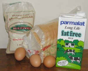 Fixin's for French toast